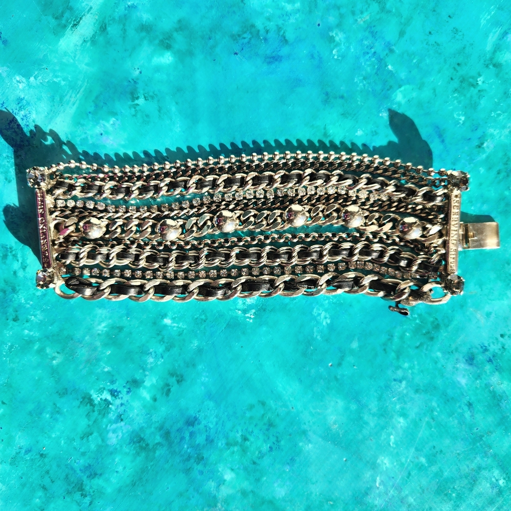 Chic Silver Multi-Strand Bracelet - image 1